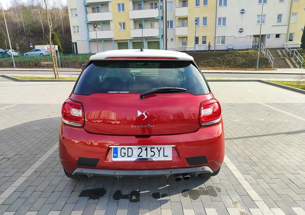 Citroen DS3 cena 26000 przebieg: 170808, rok produkcji 2011 z Gdańsk małe 79